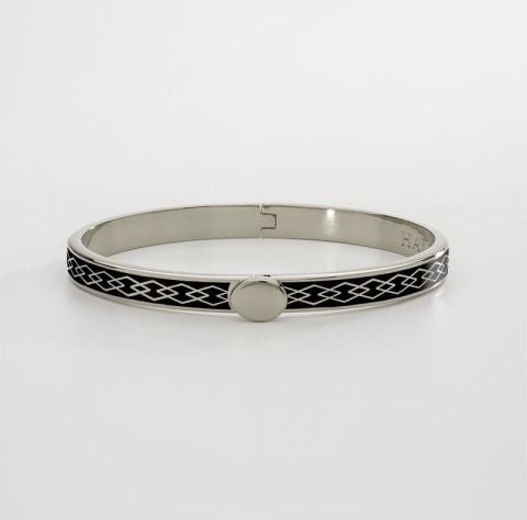 Skinny Parterre Chain 6mm - Black - Palladium - NEW
