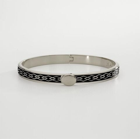 Skinny Parterre Chain 6mm - Black - Palladium - NEW