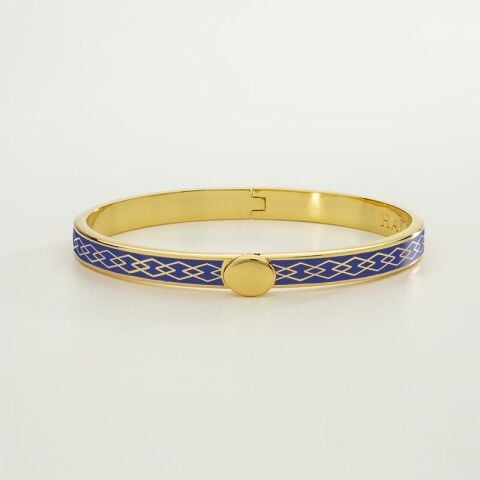 Skinny Parterre Chain 6Mm Deep Cobalt Gold