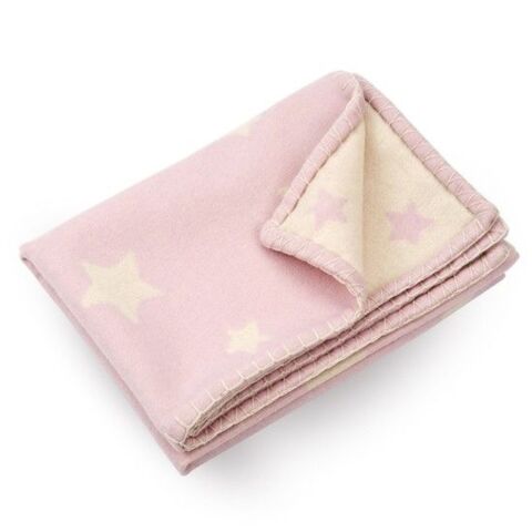 Baby Girl - Pink - 100% Cashmere - Blanket