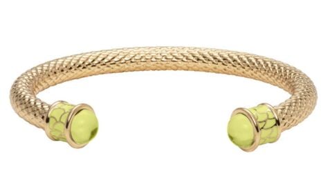 Halcyon Days Salamander Buttercup Gold Torque Bangle Bracelet