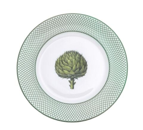 Kitchen Garden Artichoke Trellis 8” Plate