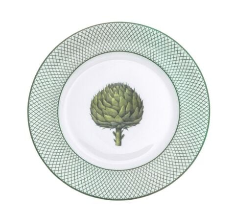 Kitchen Garden Artichoke Trellis 8” Plate