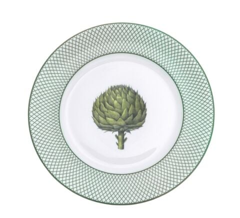 Kitchen Garden Artichoke Trellis 8” Plate