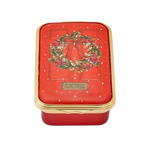 Christmas Welcome Enamel Box