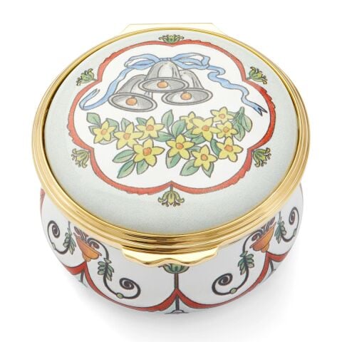 ''Wedding Bells'' Enamel Box
