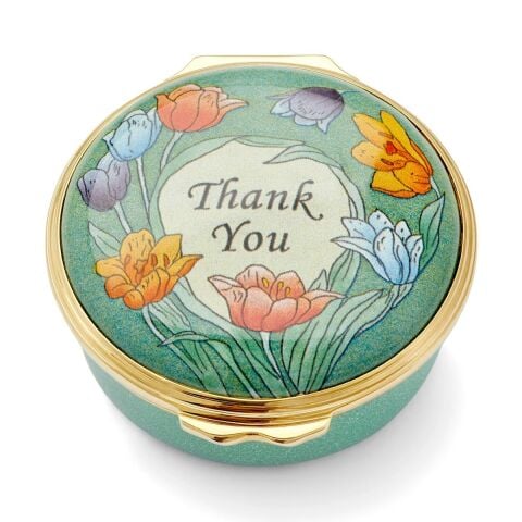 Thank You Enamel Box