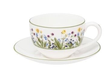 Wildflower Teacup And Saucer
