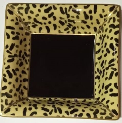 Leopard Square Tray