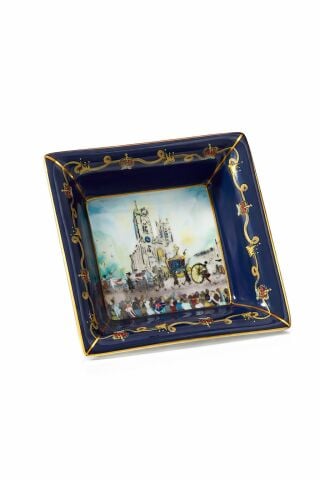 TR Pageantry at Westminster Abbey Square Trinket Tray