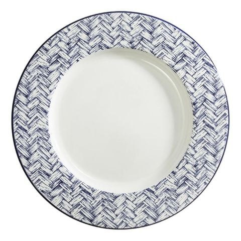 NC - Basket Weave - Blue - 10''