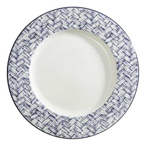 NC - Basket Weave - Blue - 10''