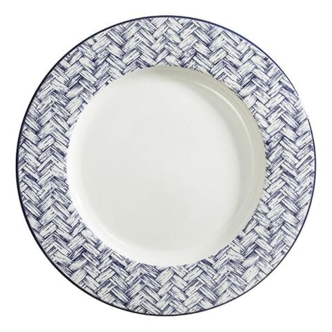NC - Basket Weave - Blue - 10''