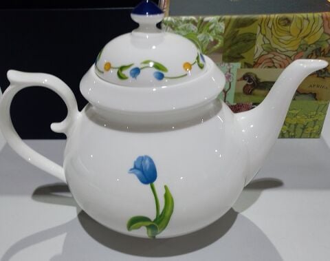 Istanbul Tulip Blue Teapot