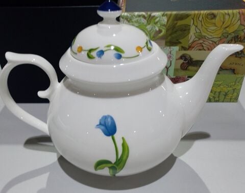 Istanbul Tulip Blue Teapot