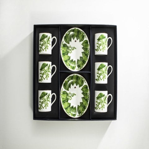 Al Fresco - Coffee Cup & Saucer Set x6