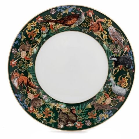 Woodland Wildlife Gold 25 Cm Plate