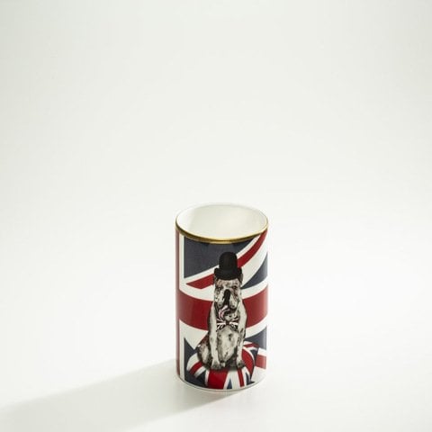 Bulldog - Gold - Pen Pot