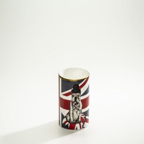 Bulldog - Gold - Pen Pot
