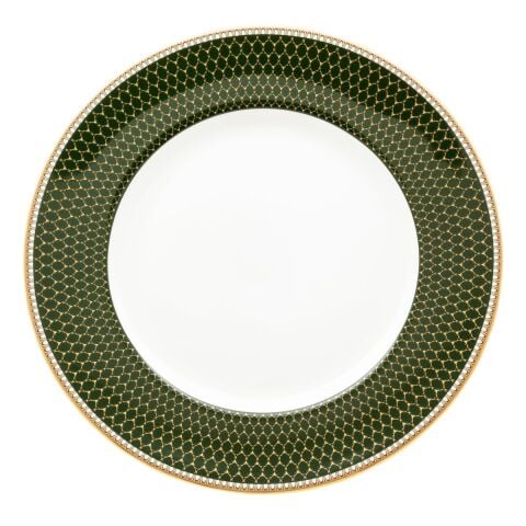 Gc Antler Trellis Dark Green Gold 15 Cm Plate