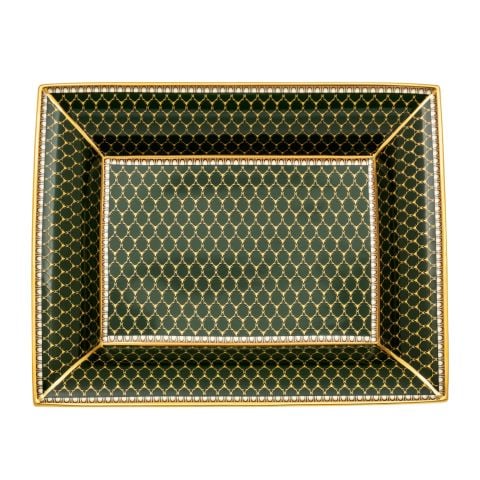 GC - Antler Trellis - Dark Green - Gold - Trinket Tray