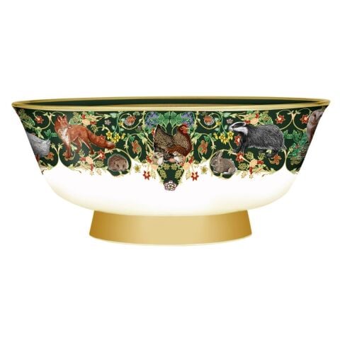 Woodland Wildlife Gold Presentation Bowl
