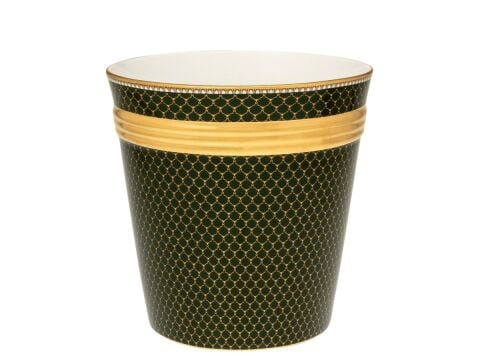 GC - Antler Trellis - Dark Green - Gold - Cachepot