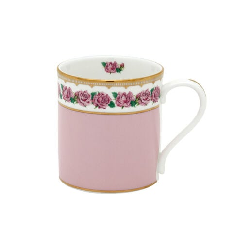 Com Shell Garden Floral Rose Pink Mug