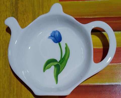 Istanbul Blue Tulip Tea Bag Tidy