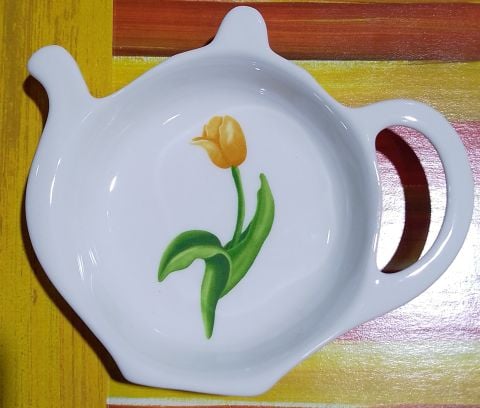 Istanbul - Orange Tulip - Tea Bag Tidy