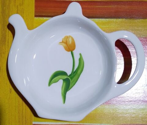 Istanbul - Orange Tulip - Tea Bag Tidy