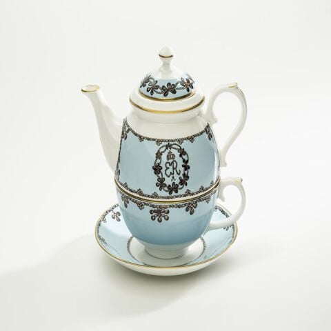 CoM - Shells - Blue - Tea for One