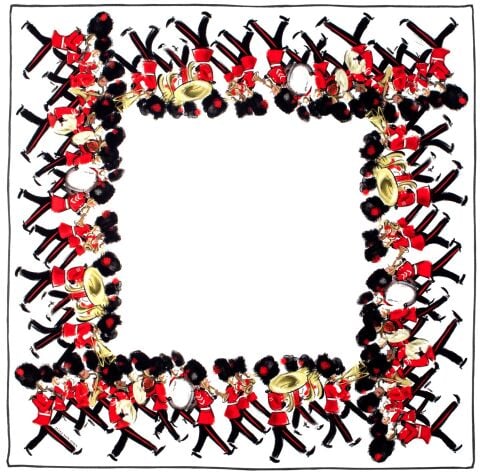 Marching down The Mall 90X90