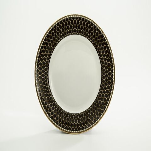 Antler Trellis - Black - 6'' Plate