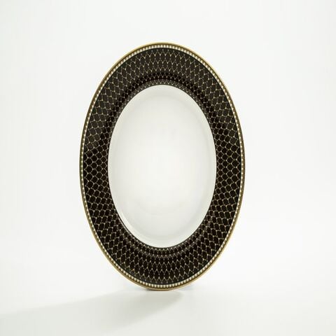 Antler Trellis - Black - 8'' Plate