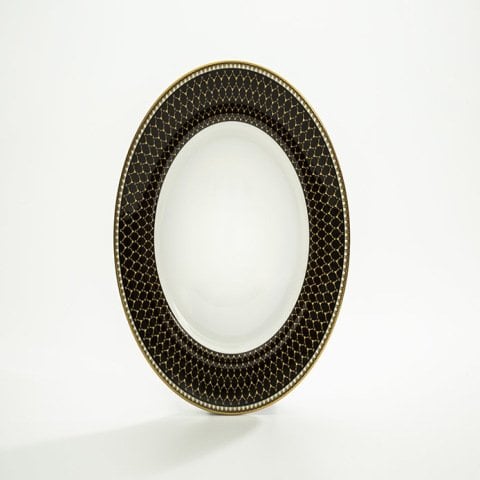 Antler Trellis - Black - 8'' Plate