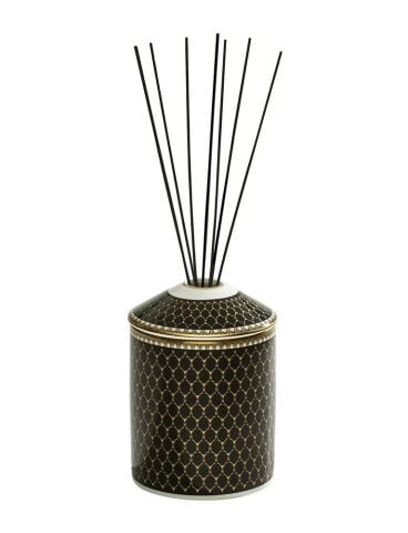 Antler Trellis - Black - Gold - Reed Diffuser - Oud