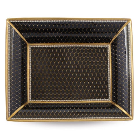 Antler Trellis Black Trinket Tray
