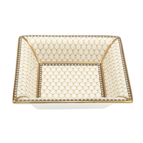 Antler Trellis - Ivory - Square Tray