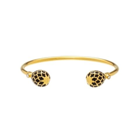 Agama Black Gold Torque Bangle