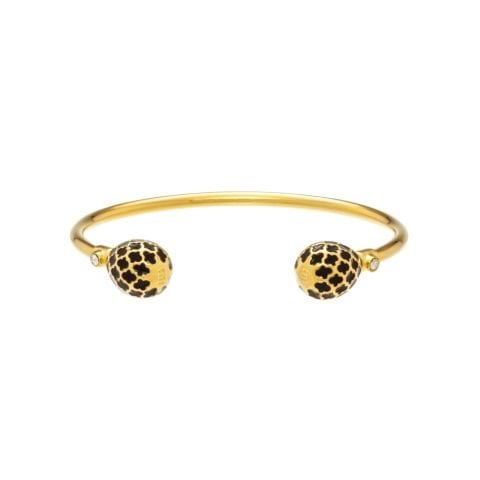 Agama Black Gold Torque Bangle