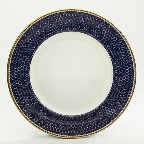 Antler Trellis - Midnight - Gold  - 13'' Charger Plate