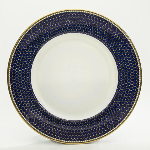 Antler Trellis Midnight Gold 33 Cm Charger Plate