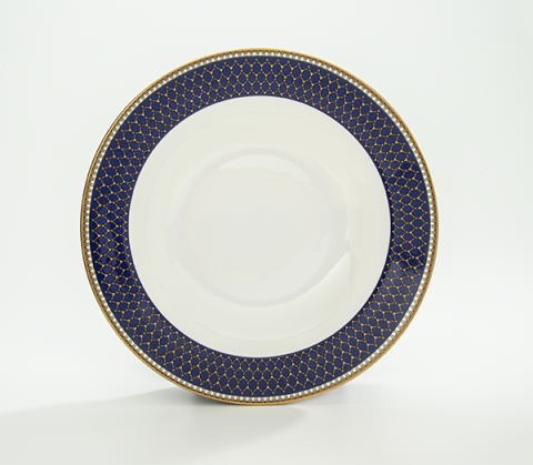 Antler Trellis - Midnight - 9'' Rim Soup