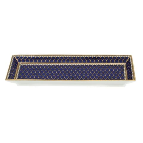 Antler Trellis - Midnight - Rectangular Tray