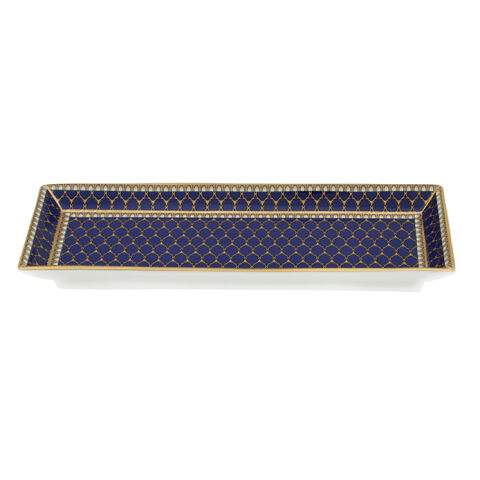 Antler Trellis Midnight Rectangular Tray