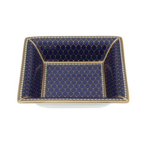Antler Trellis - Midnight - Square Tray