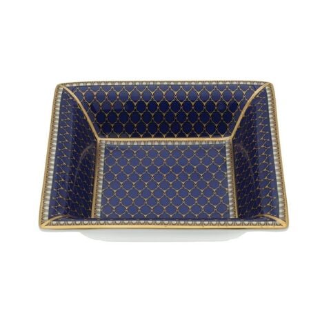Antler Trellis - Midnight - Square Tray