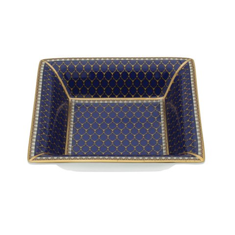 Antler Trellis - Midnight - Square Tray
