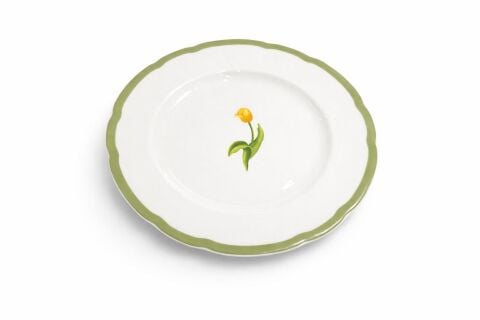 İstanbul Tulip Green Border 20 Cm Audley Plate